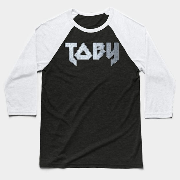 Heavy metal Toby Baseball T-Shirt by KubikoBakhar